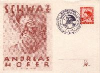 Andreas Hofer Schwaz / Tirol 1948 Sonderblatt Merkur Nr: 127